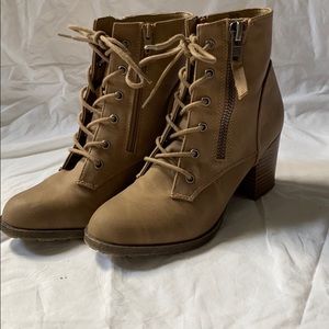 Lace up booties